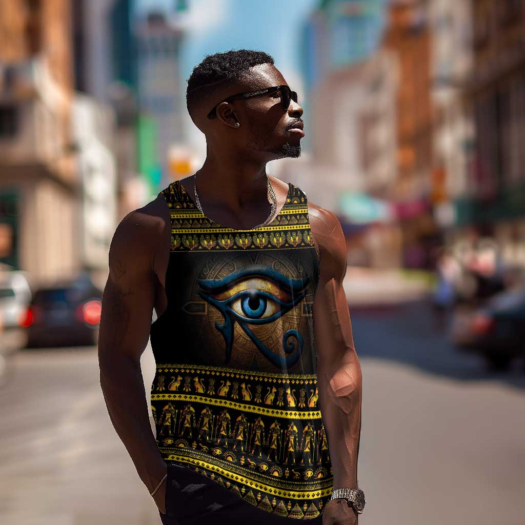 Ancient Egypt Eye Of Ra Men Tank Top Sun To The Egyptians LT14