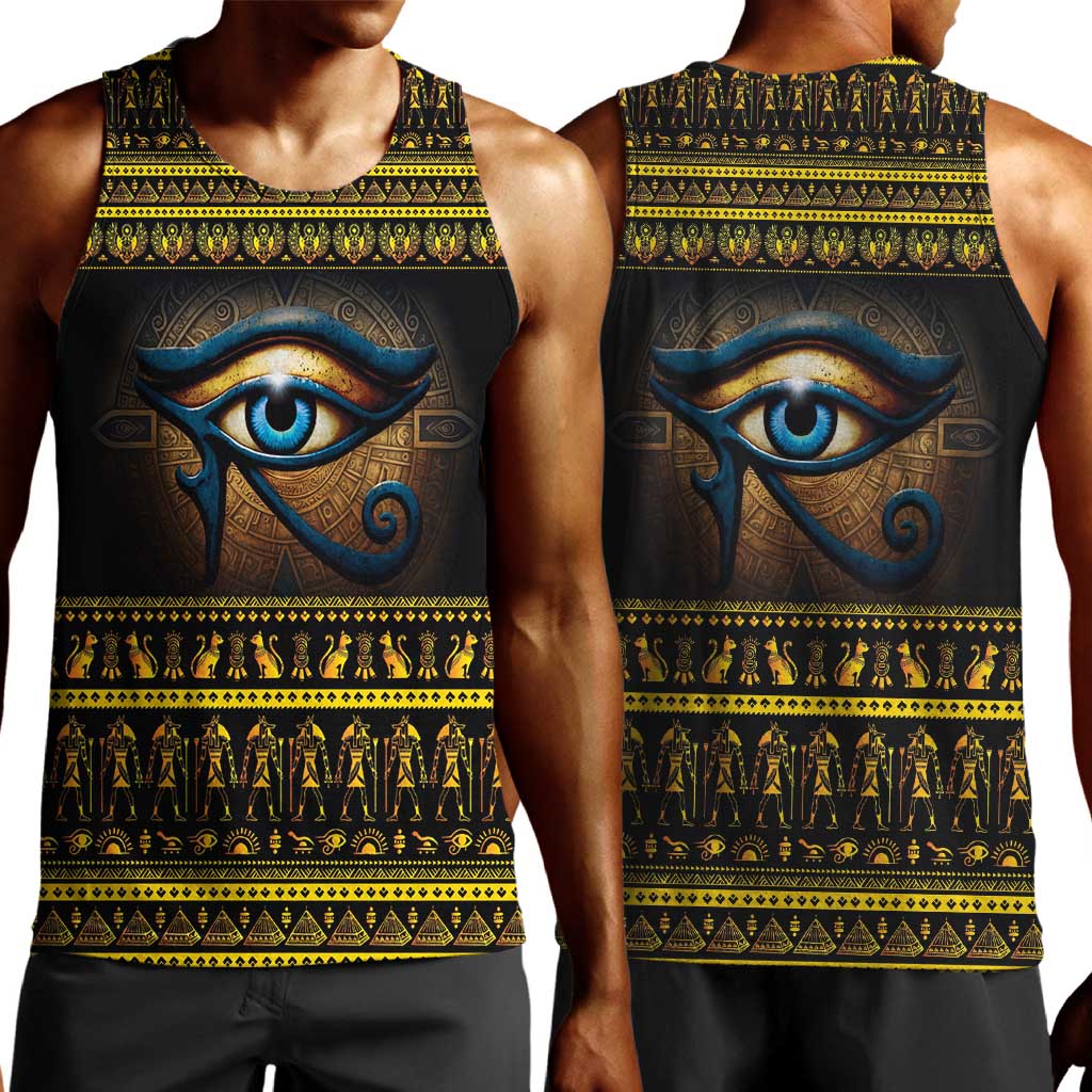 Ancient Egypt Eye Of Ra Men Tank Top Sun To The Egyptians LT14