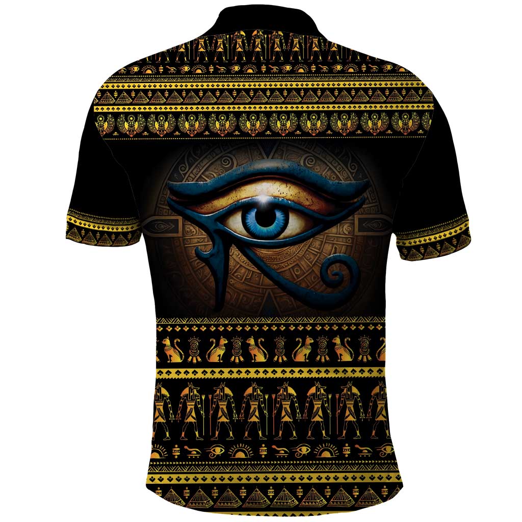 Ancient Egypt Eye Of Ra Polo Shirt Sun To The Egyptians LT14