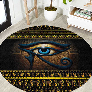 Ancient Egypt Eye Of Ra Round Carpet Sun To The Egyptians LT14