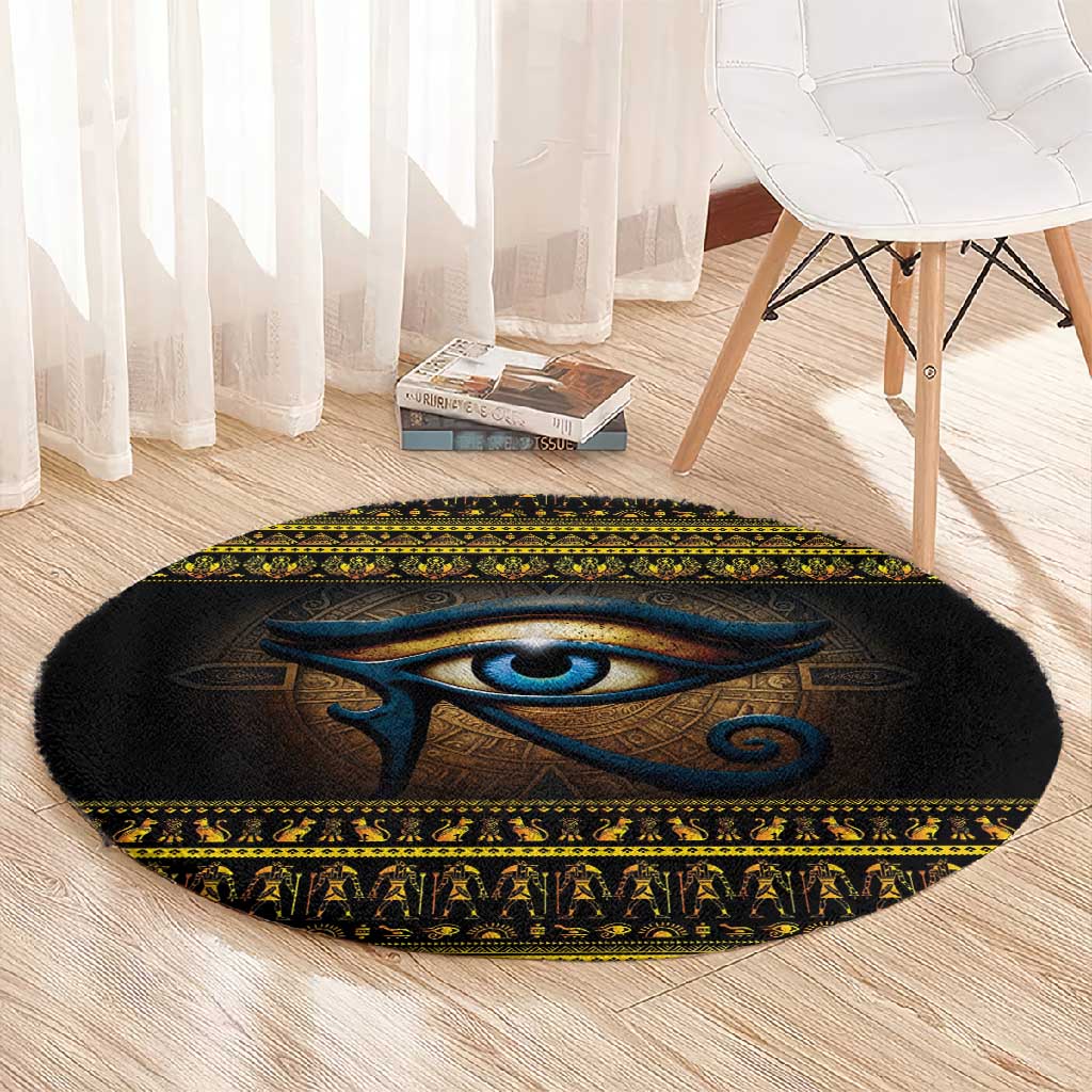Ancient Egypt Eye Of Ra Round Carpet Sun To The Egyptians LT14
