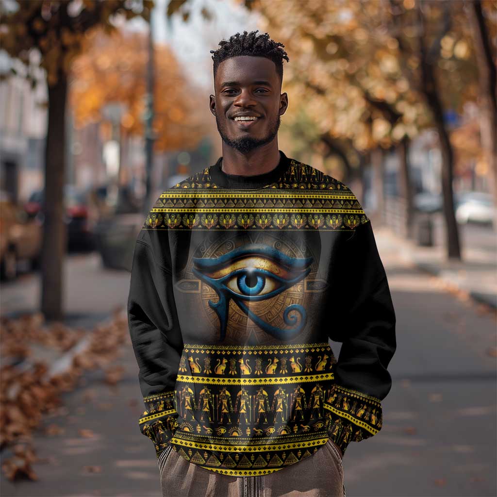 Ancient Egypt Eye Of Ra Sweatshirt Sun To The Egyptians LT14