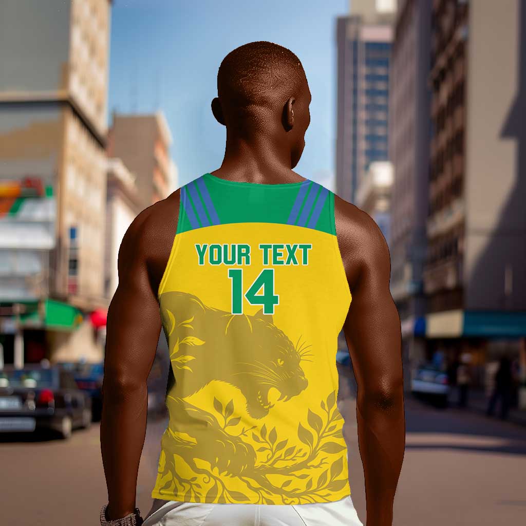 Personalized Gabon Football Men Tank Top Allez Les Pantheres LT14
