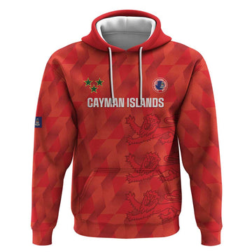 Custom Cayman Islands Football Hoodie 2025 Go Champions LT14