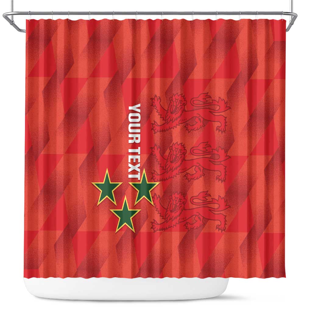 Custom Cayman Islands Football Shower Curtain 2025 Go Champions LT14