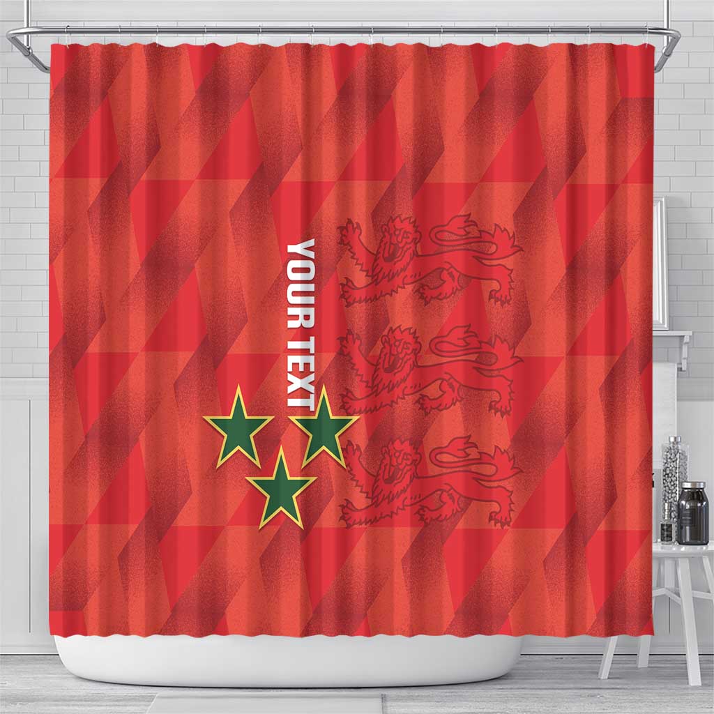 Custom Cayman Islands Football Shower Curtain 2025 Go Champions LT14