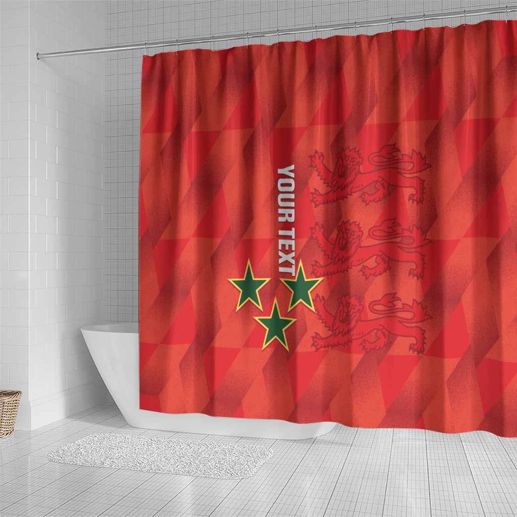 Custom Cayman Islands Football Shower Curtain 2025 Go Champions LT14