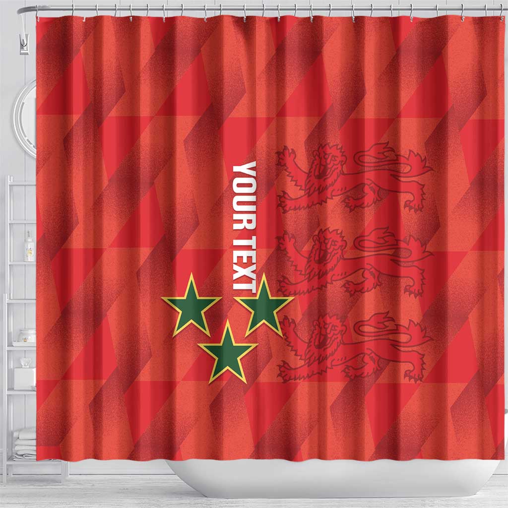 Custom Cayman Islands Football Shower Curtain 2025 Go Champions LT14