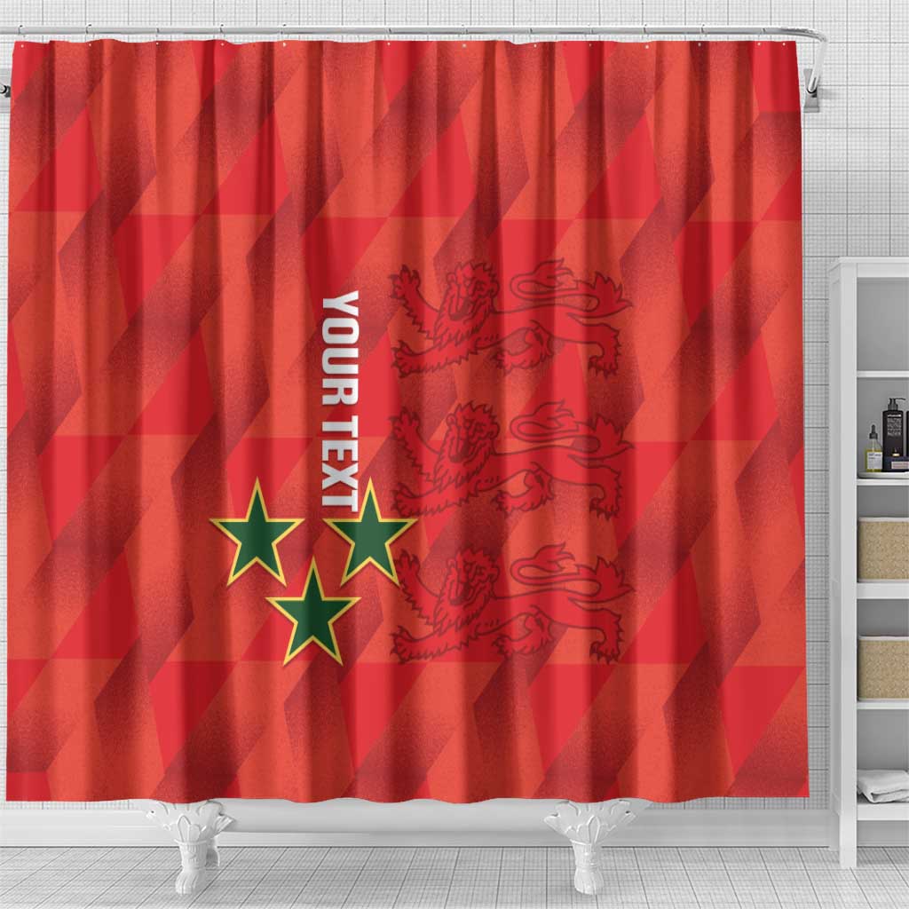 Custom Cayman Islands Football Shower Curtain 2025 Go Champions LT14