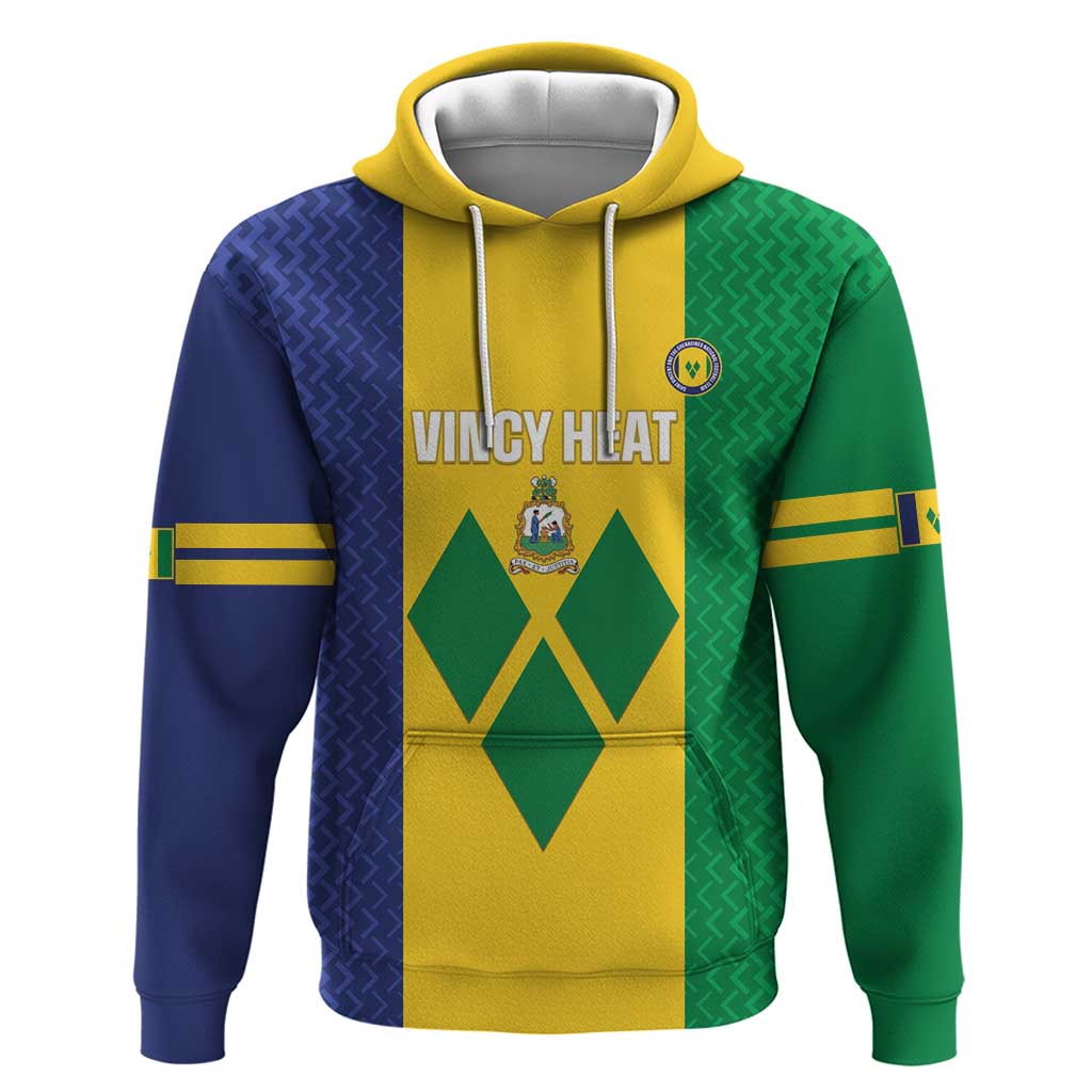 Custom Saint Vincent and the Grenadines Football Hoodie Go Champions Vincy Heat LT14
