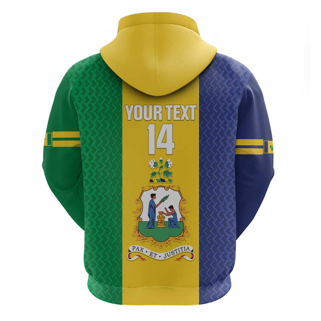 Custom Saint Vincent and the Grenadines Football Hoodie Go Champions Vincy Heat LT14