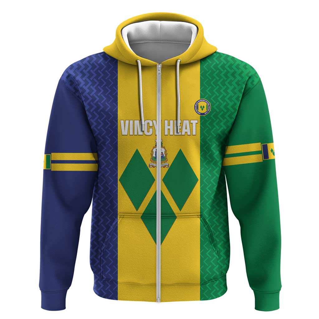 Custom Saint Vincent and the Grenadines Football Hoodie Go Champions Vincy Heat LT14