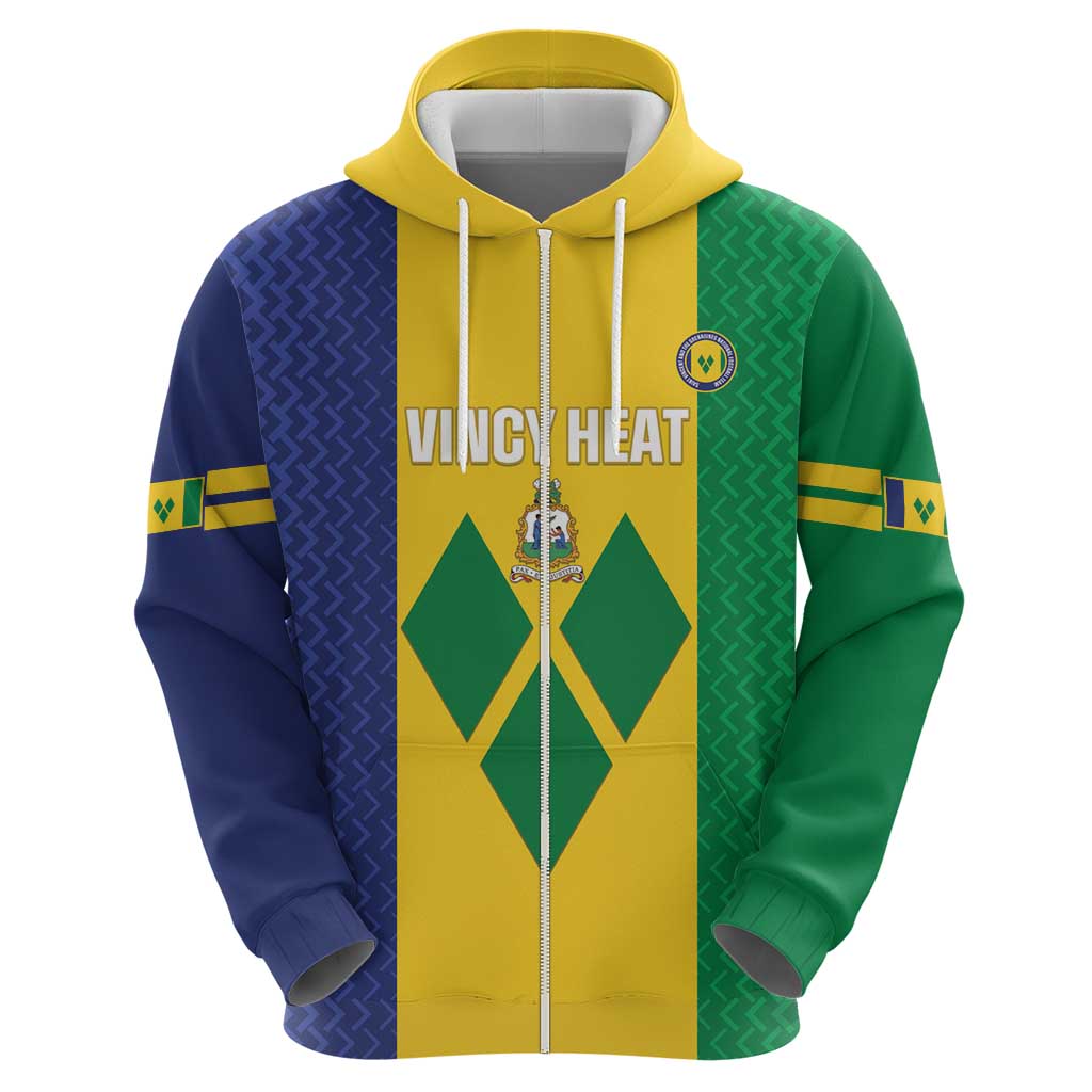 Custom Saint Vincent and the Grenadines Football Hoodie Go Champions Vincy Heat LT14