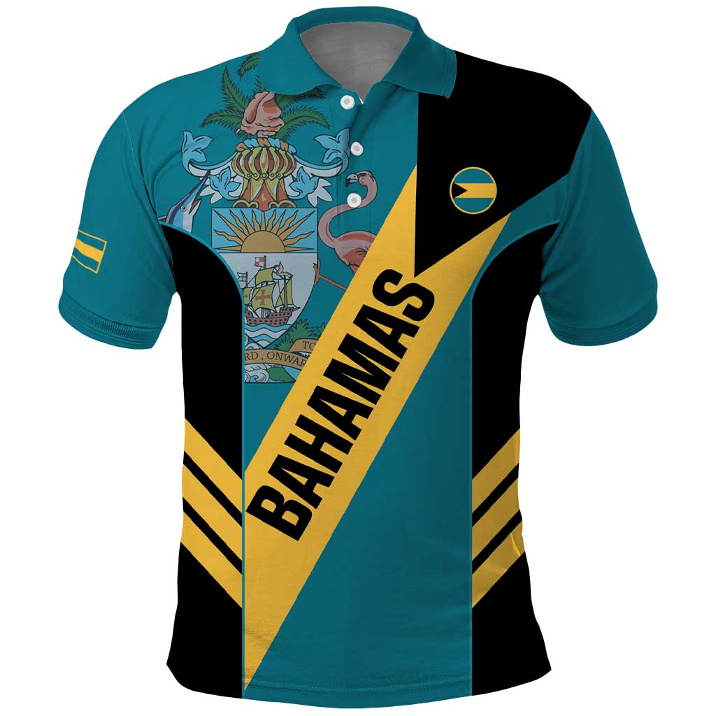 Custom Bahamas Football Polo Shirt Go Bahamian Slayersz LT14