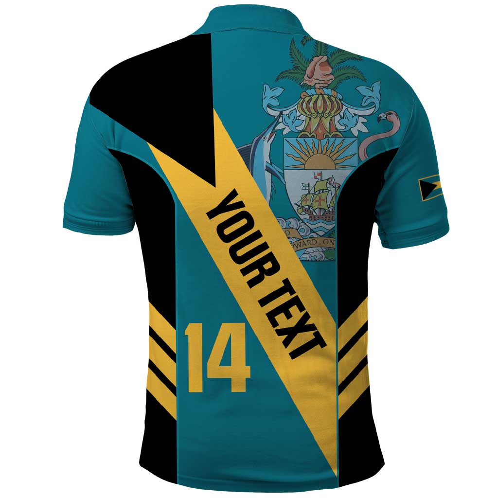 Custom Bahamas Football Polo Shirt Go Bahamian Slayersz LT14