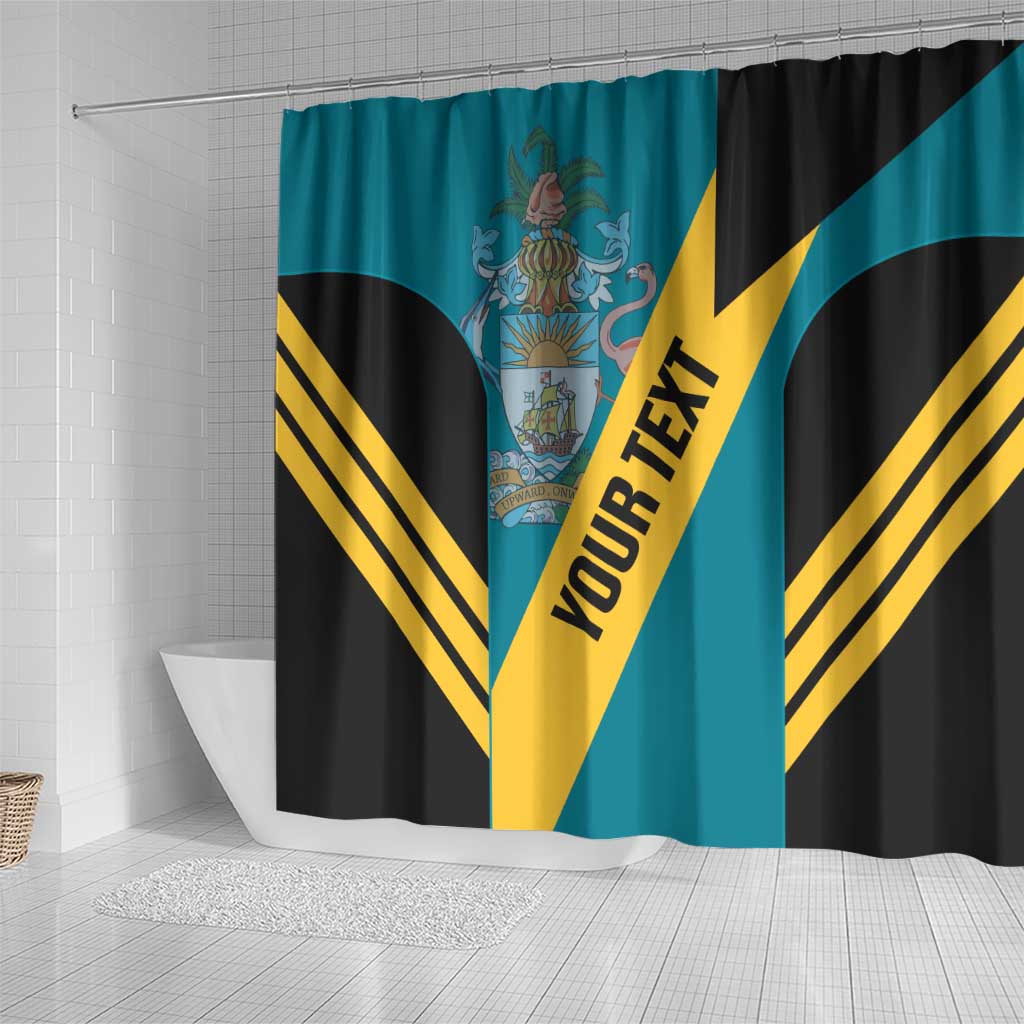 Custom Bahamas Football Shower Curtain Go Bahamian Slayersz LT14