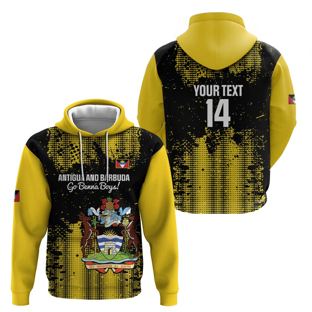 Custom Antigua and Barbuda Football Hoodie Go Benna Boys LT14
