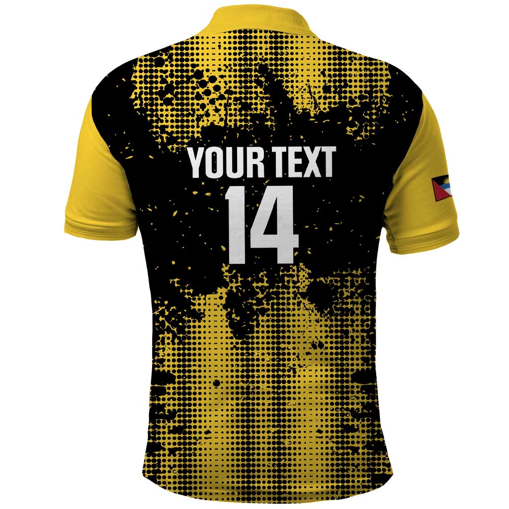 Custom Antigua and Barbuda Football Polo Shirt Go Benna Boys LT14