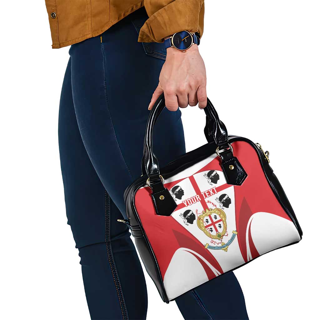 Personalised Sardinia Italy Shoulder Handbag Sardegna Quattro Mori Coat Of Arms LT14