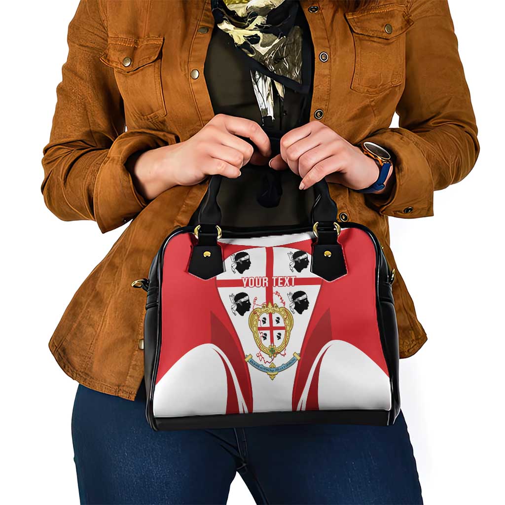 Personalised Sardinia Italy Shoulder Handbag Sardegna Quattro Mori Coat Of Arms LT14