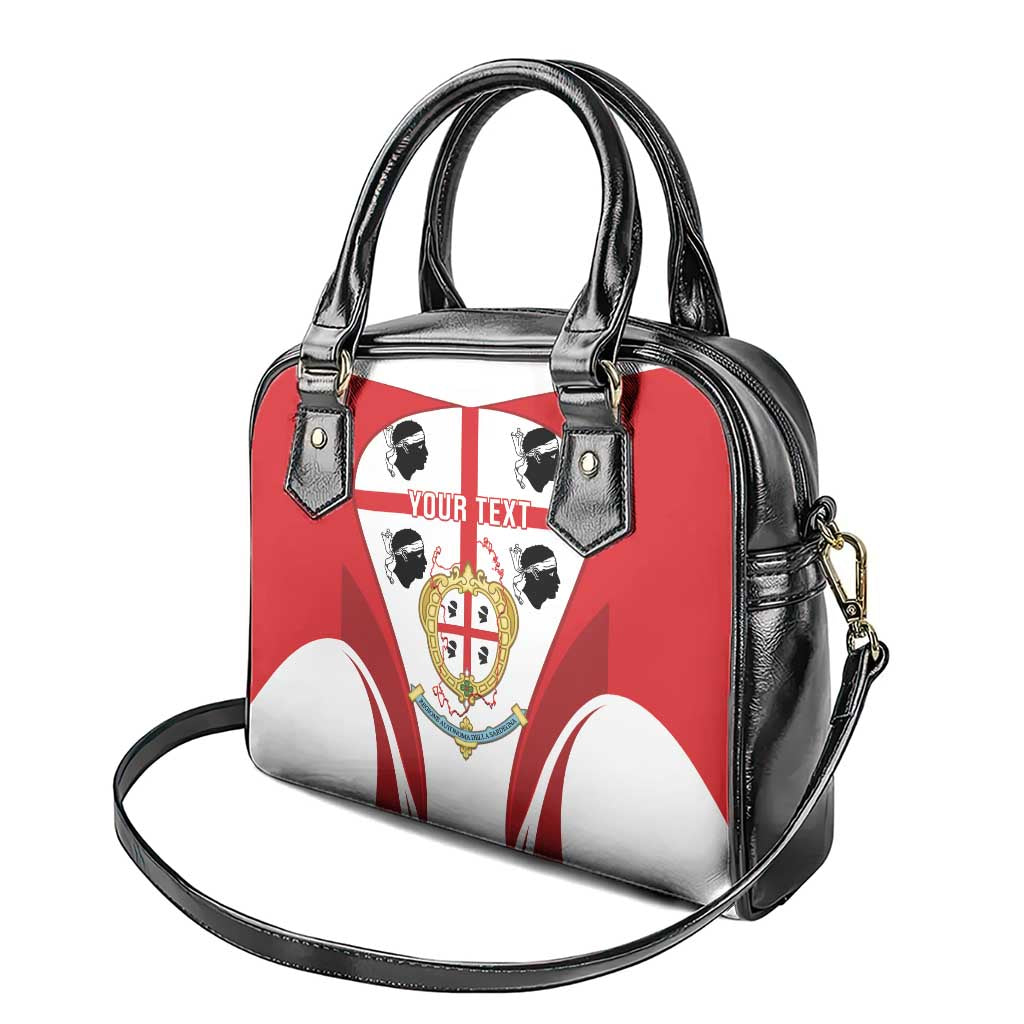 Personalised Sardinia Italy Shoulder Handbag Sardegna Quattro Mori Coat Of Arms LT14