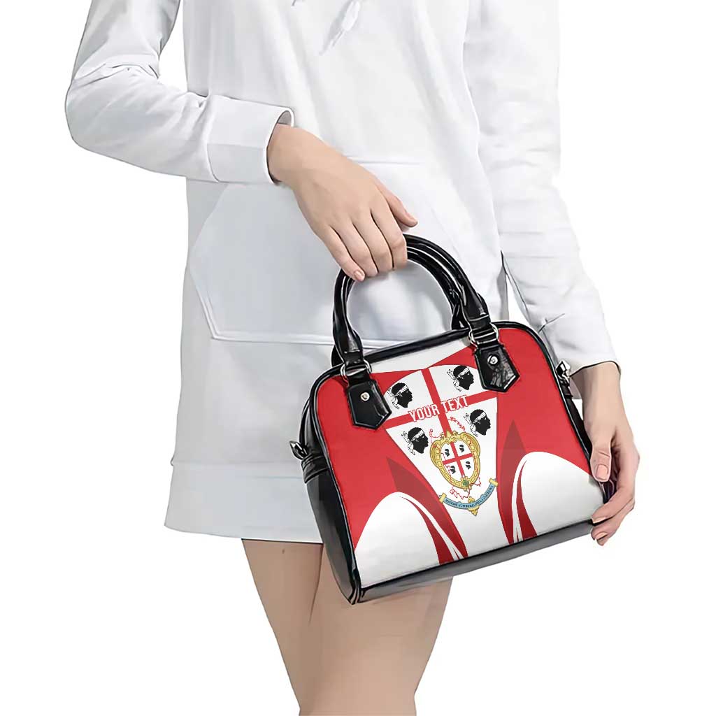 Personalised Sardinia Italy Shoulder Handbag Sardegna Quattro Mori Coat Of Arms LT14