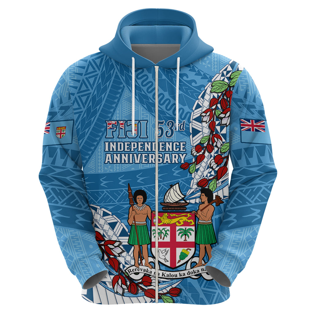 Personalised Fiji Day Hoodie Fijian Tagimaucia Flower Polynesian Mix Tapa Pattern LT14