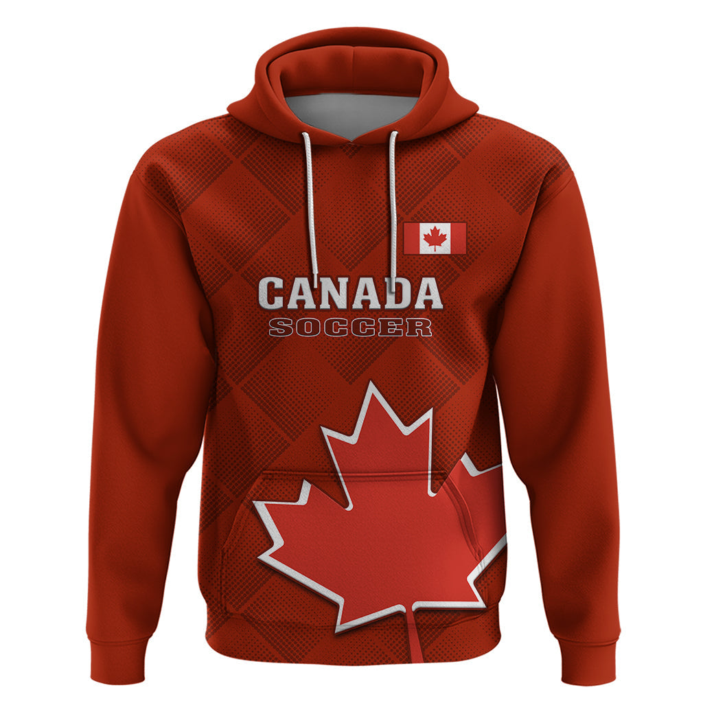 Canada Soccer Hoodie Go Canucks Maple Leaf 2023 World Cup LT14