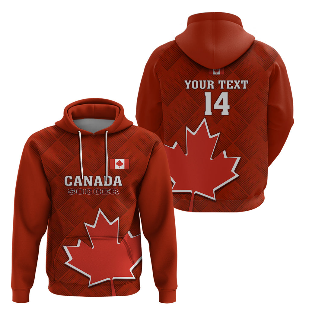 Custom Canada Soccer Hoodie Go Canucks Maple Leaf 2023 World Cup LT14