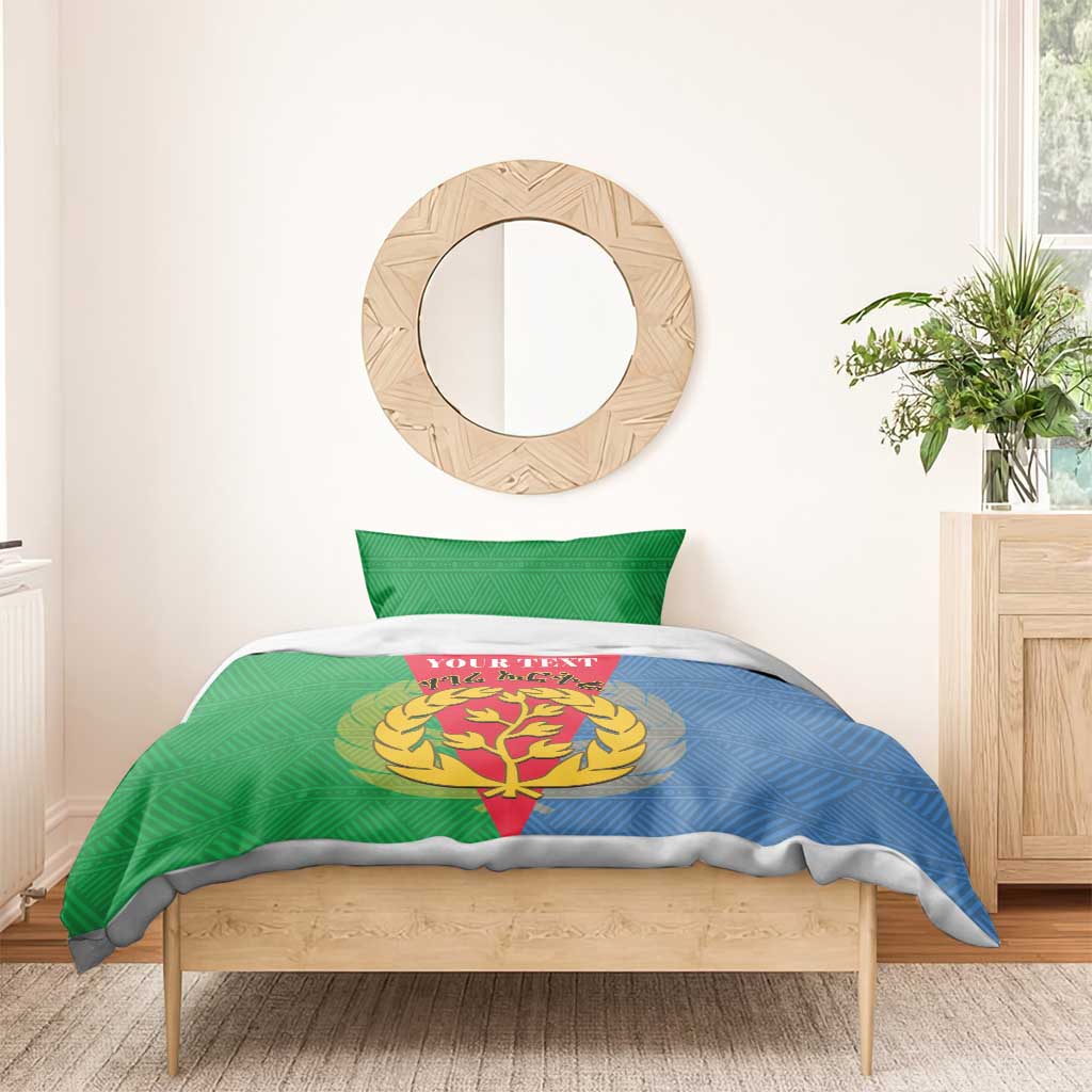 Personalised Eritrea Bedding Set Eritrean Map Mix African Pattern Simple Style LT14