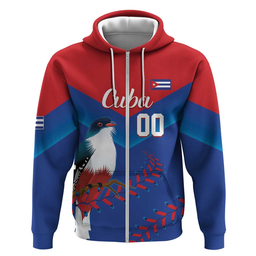 Custom Baseball Cuba 2024 Hoodie Cuban Trogon - Dynamic Style LT14