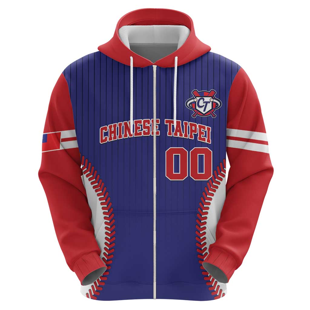 Custom Chinese Taipei Hoodie Go Taiwanese - Baseball Style LT14