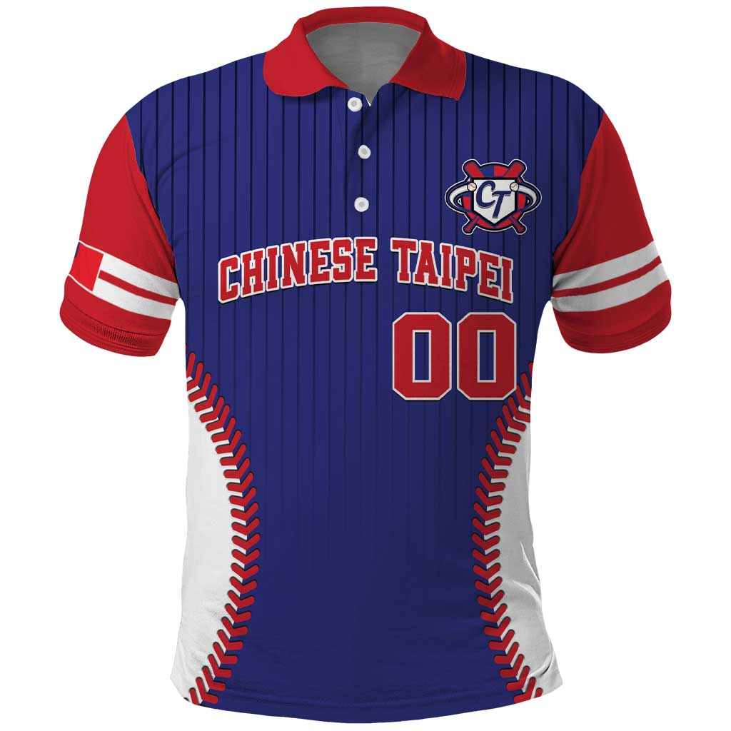 Custom Chinese Taipei Polo Shirt Go Taiwanese - Baseball Style LT14