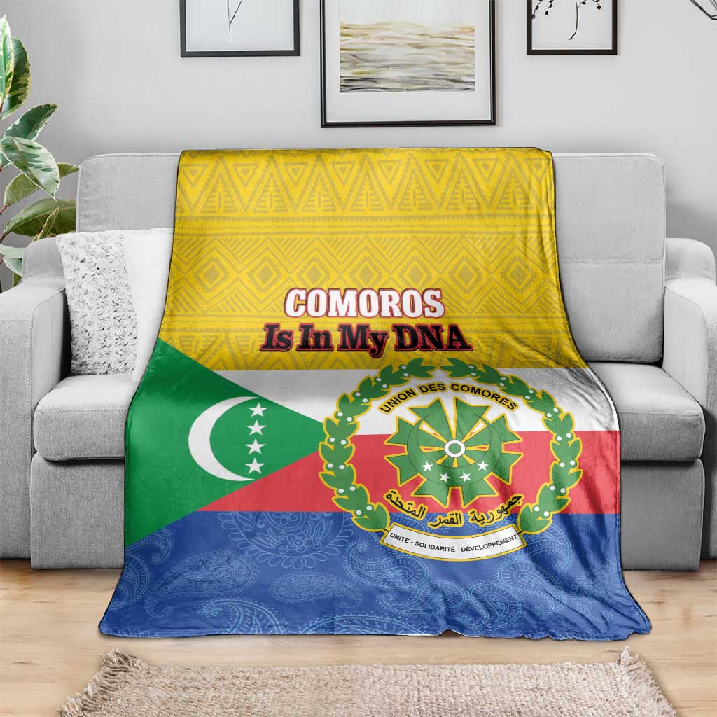 Afro Paisley Udzima wa Komori Blanket Comoros Is In My DNA LT14