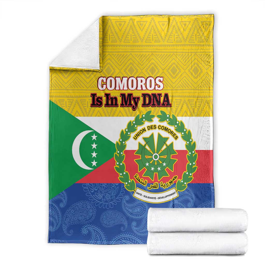 Afro Paisley Udzima wa Komori Blanket Comoros Is In My DNA LT14