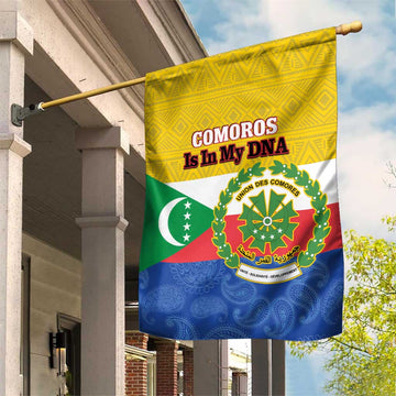 Afro Paisley Udzima wa Komori Garden Flag Comoros Is In My DNA LT14