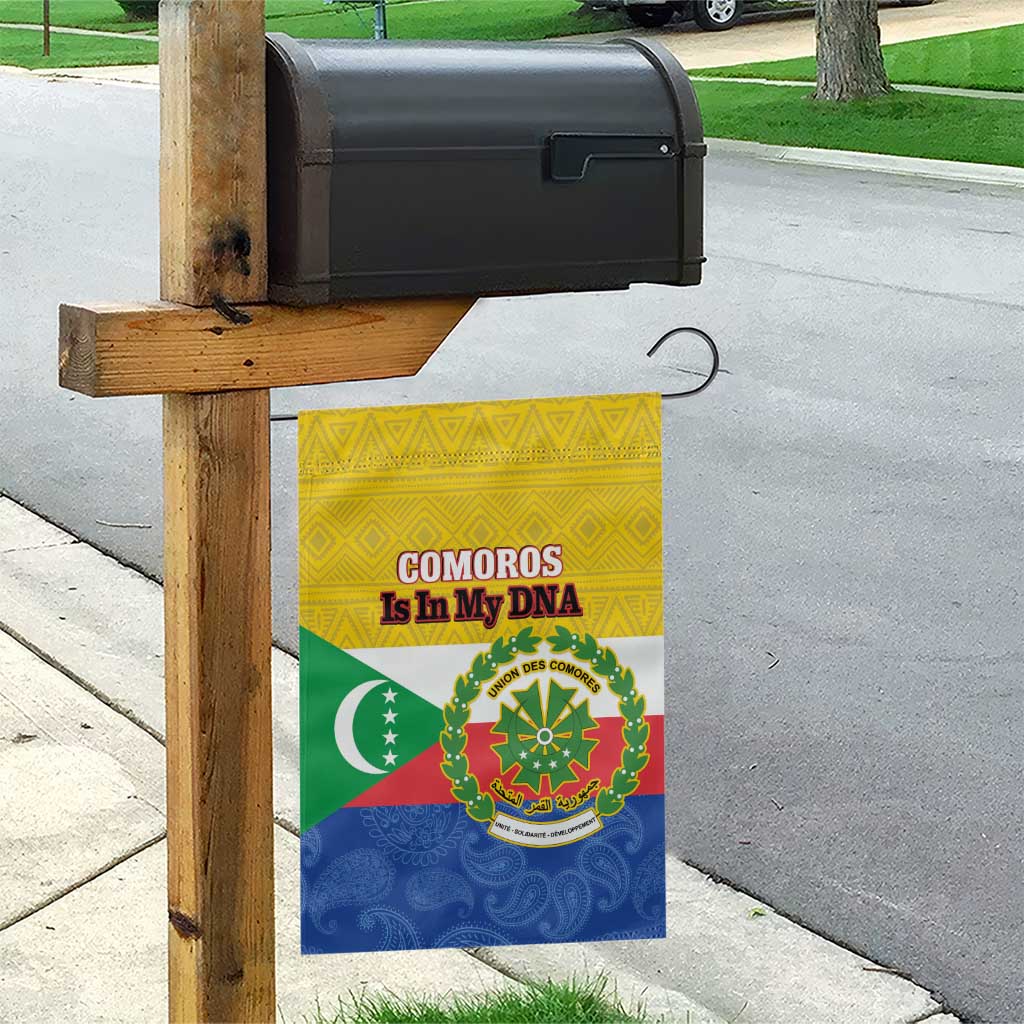 Afro Paisley Udzima wa Komori Garden Flag Comoros Is In My DNA LT14