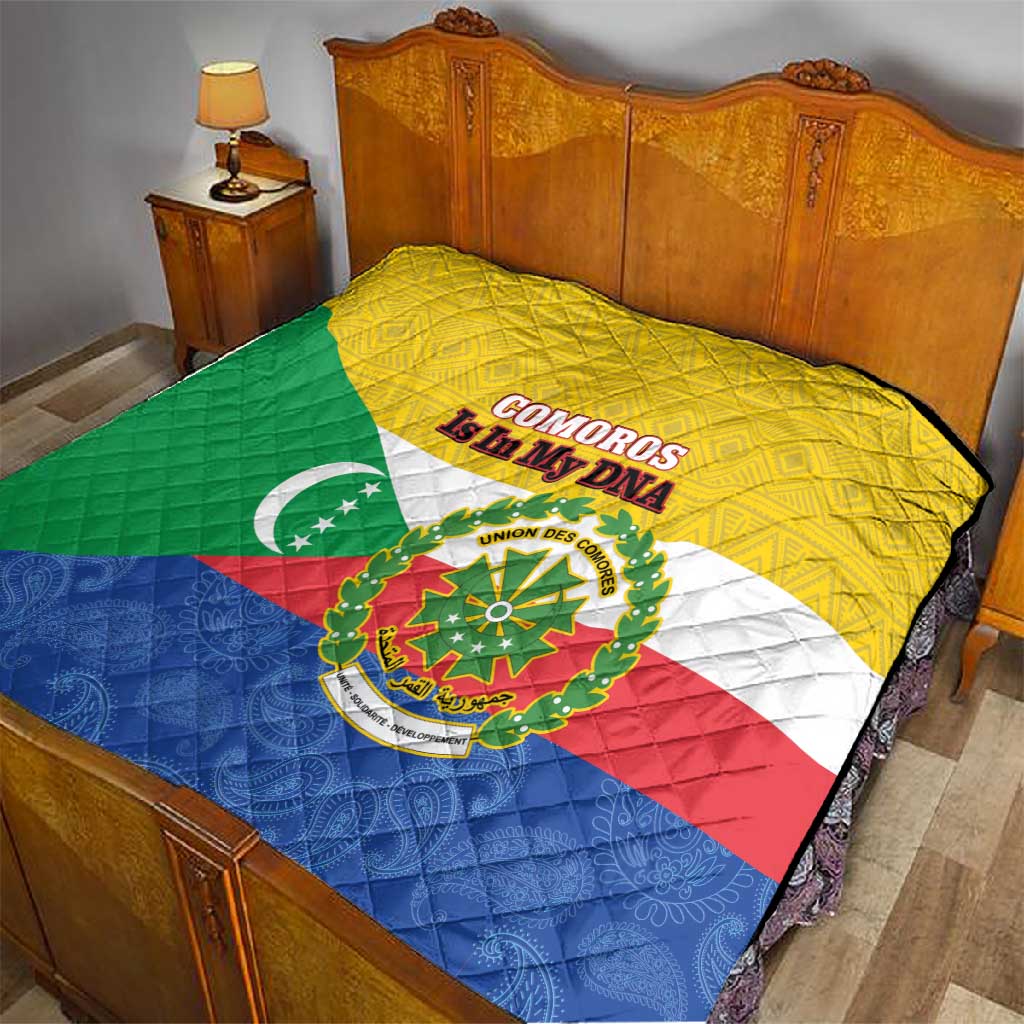 Afro Paisley Udzima wa Komori Quilt Comoros Is In My DNA LT14
