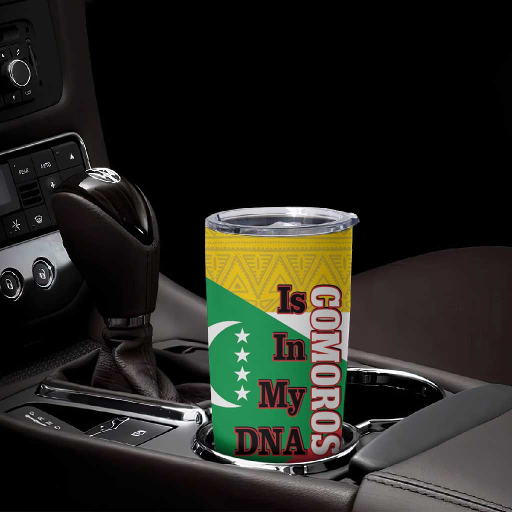 Afro Paisley Udzima wa Komori Tumbler Cup Comoros Is In My DNA LT14