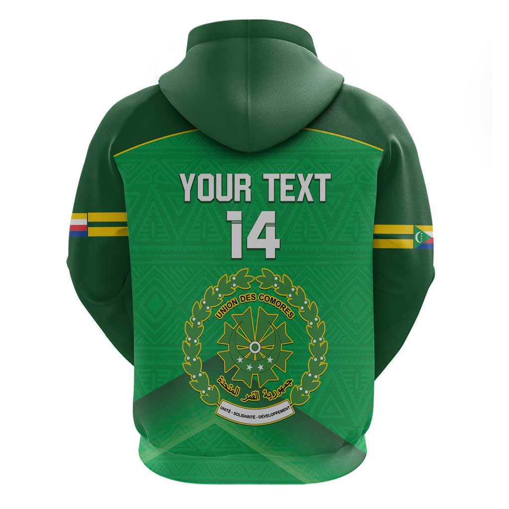 Custom Comoros Football Hoodie Allez Les Coelacantes LT14
