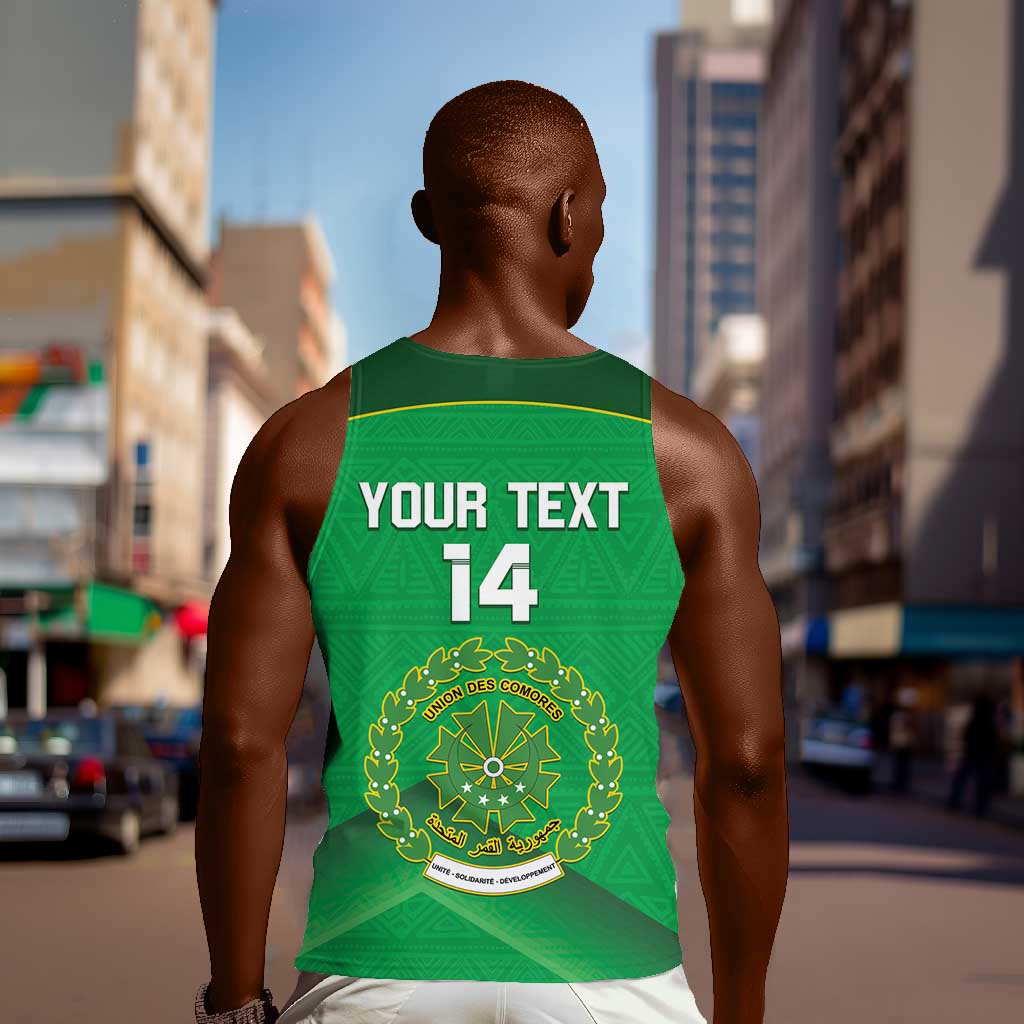 Custom Comoros Football Men Tank Top Allez Les Coelacantes LT14