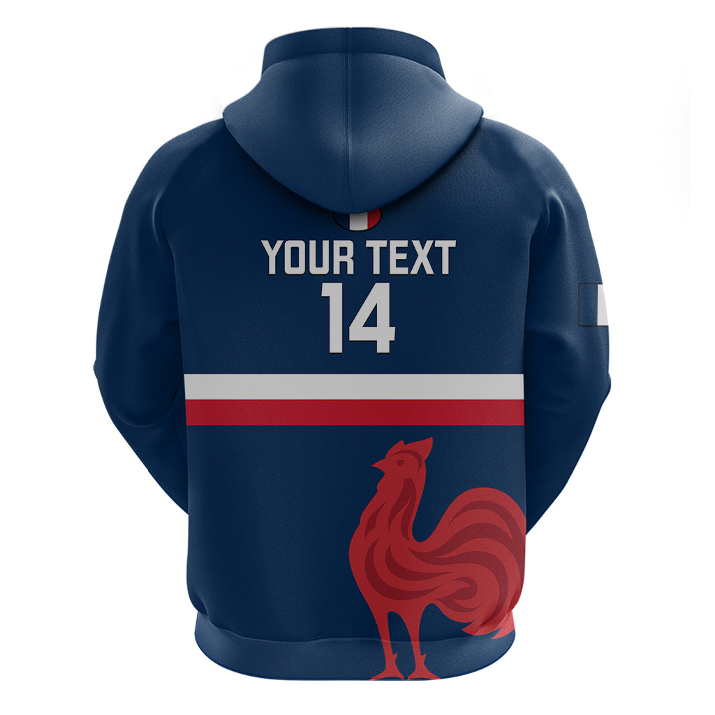 Personalised France Rugby Hoodie 2023 Allez Les Bleus World Cup LT14