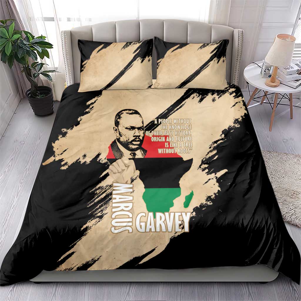 Marcus Garvey Day Bedding Set UNIA Flag Mix African Map LT14