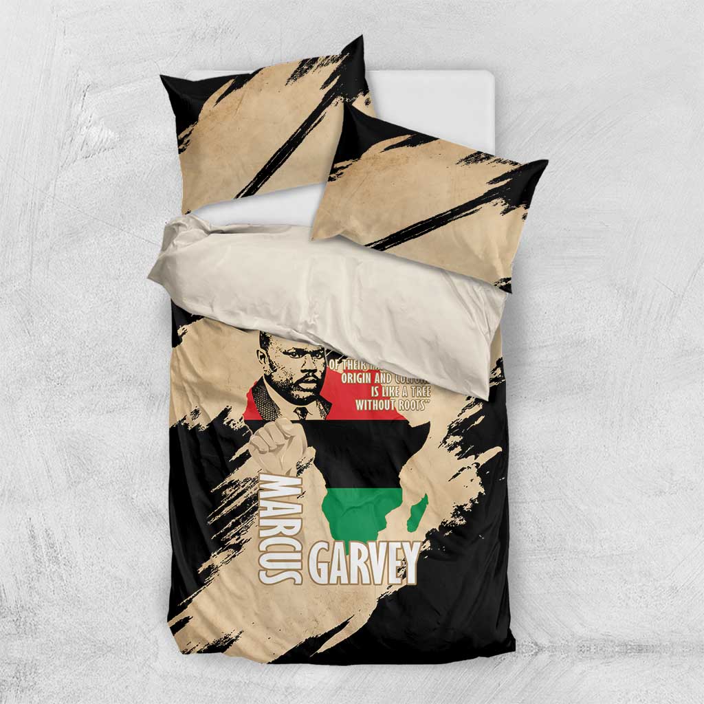 Marcus Garvey Day Bedding Set UNIA Flag Mix African Map LT14