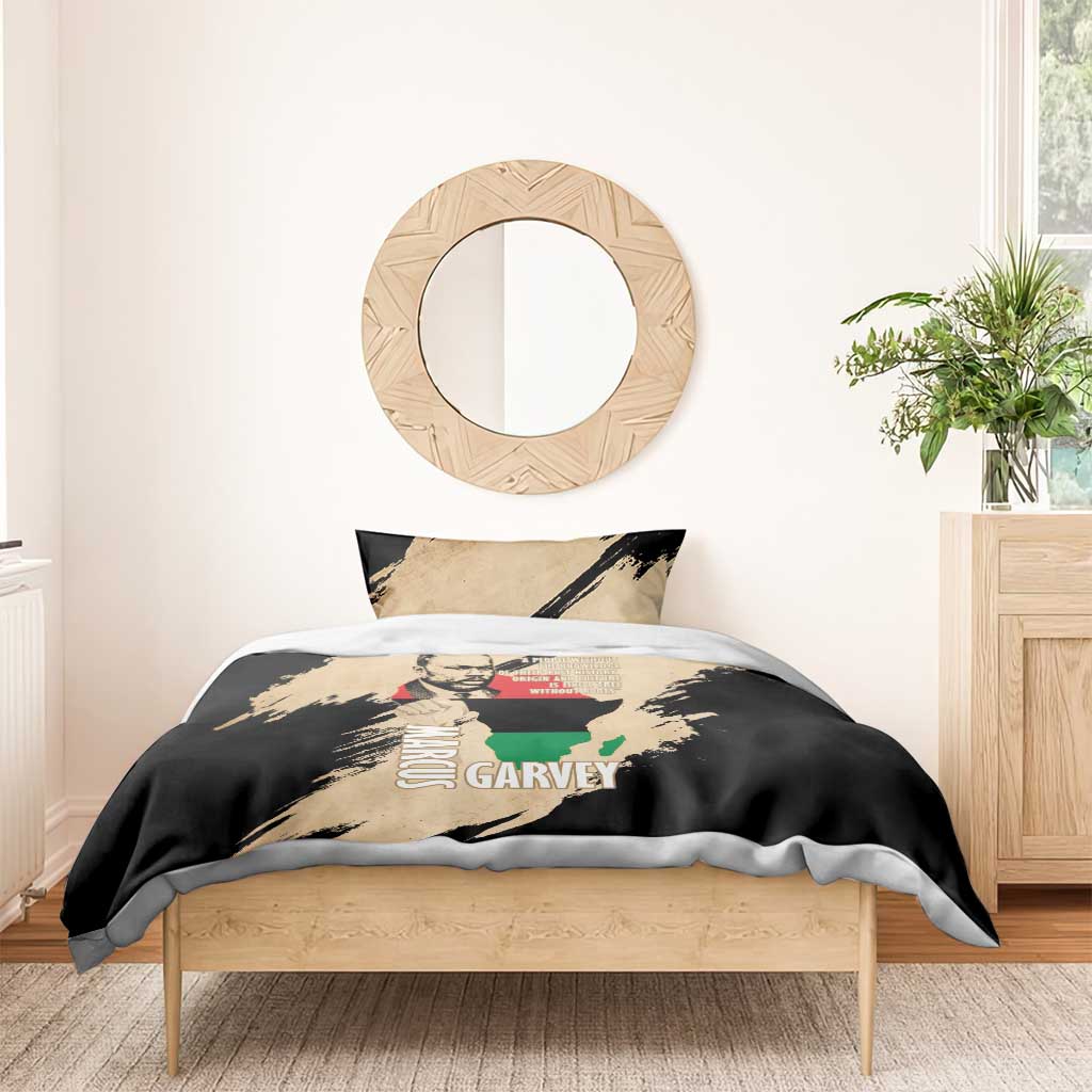 Marcus Garvey Day Bedding Set UNIA Flag Mix African Map LT14