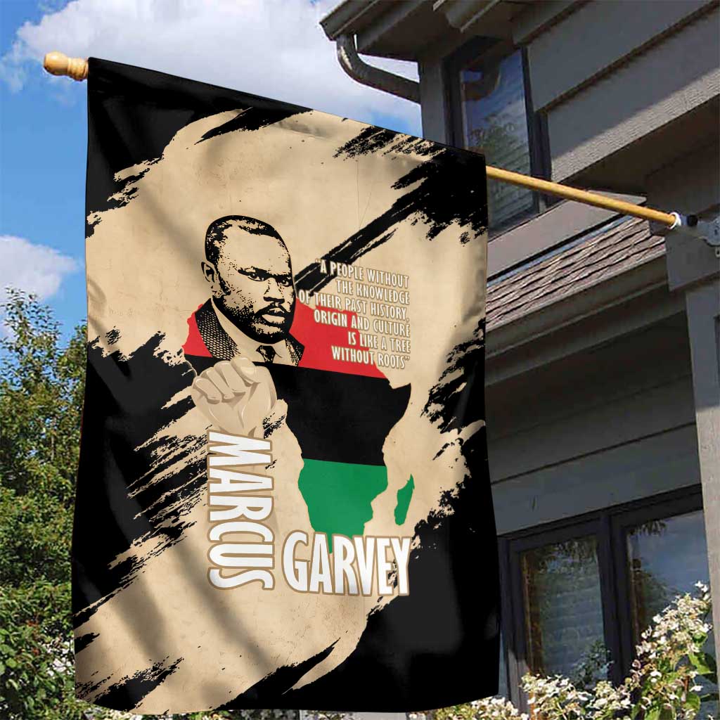 Marcus Garvey Day Garden Flag UNIA Flag Mix African Map LT14