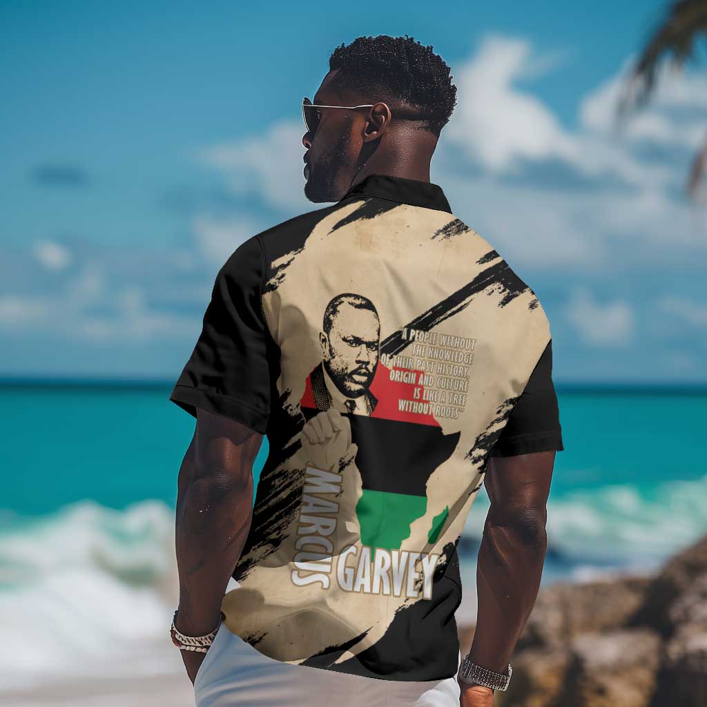 Marcus Garvey Day Hawaiian Shirt UNIA Flag Mix African Map LT14