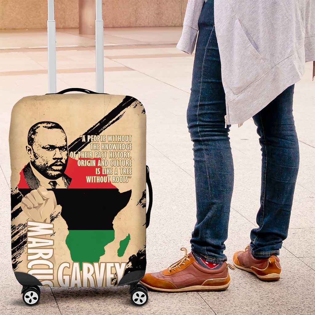 Marcus Garvey Day Luggage Cover UNIA Flag Mix African Map LT14