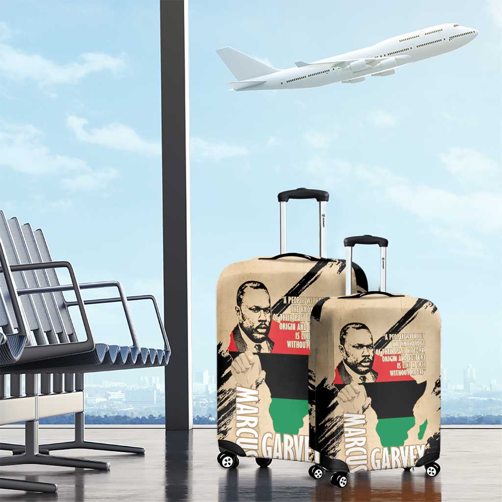 Marcus Garvey Day Luggage Cover UNIA Flag Mix African Map LT14
