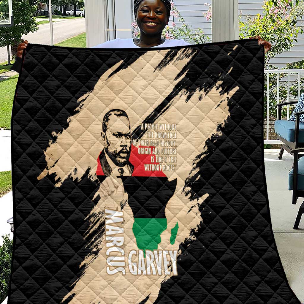 Marcus Garvey Day Quilt UNIA Flag Mix African Map LT14